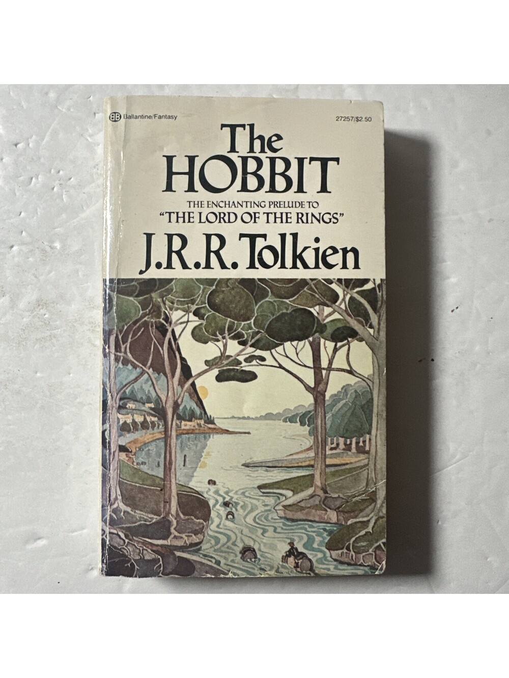 The Hobbit JRR Tolkien 1977 Ballantine 66th Printing Vintage Paperback Tolkien